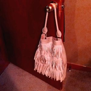Large fringed bag